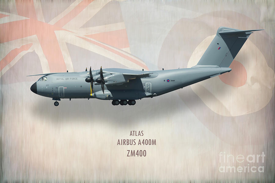 Atlas A400M ZM400 Digital Art by Airpower Art