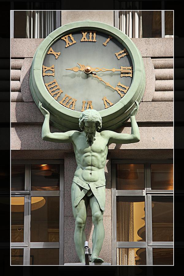 Atlas Clock of Tiffany and Co. N Y C 