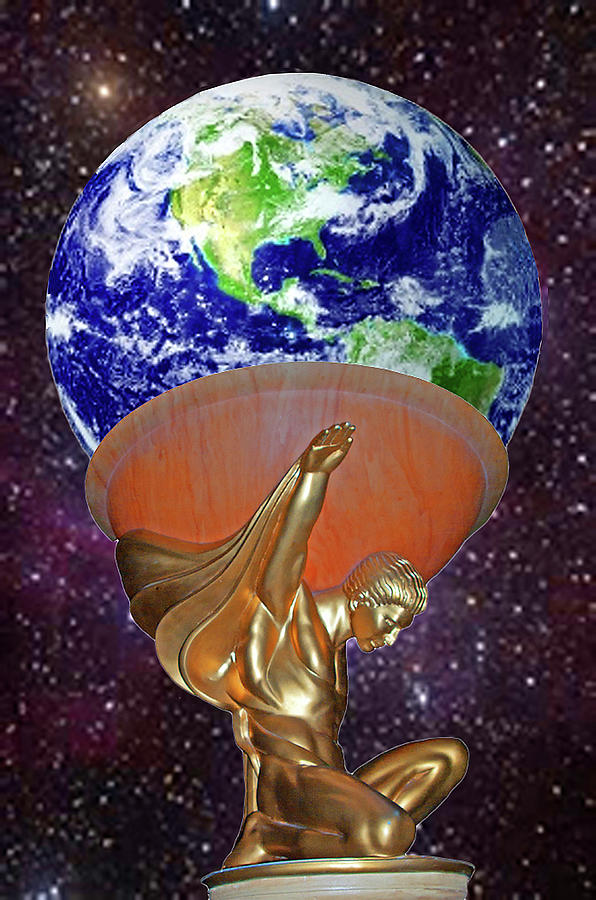 holding the earth