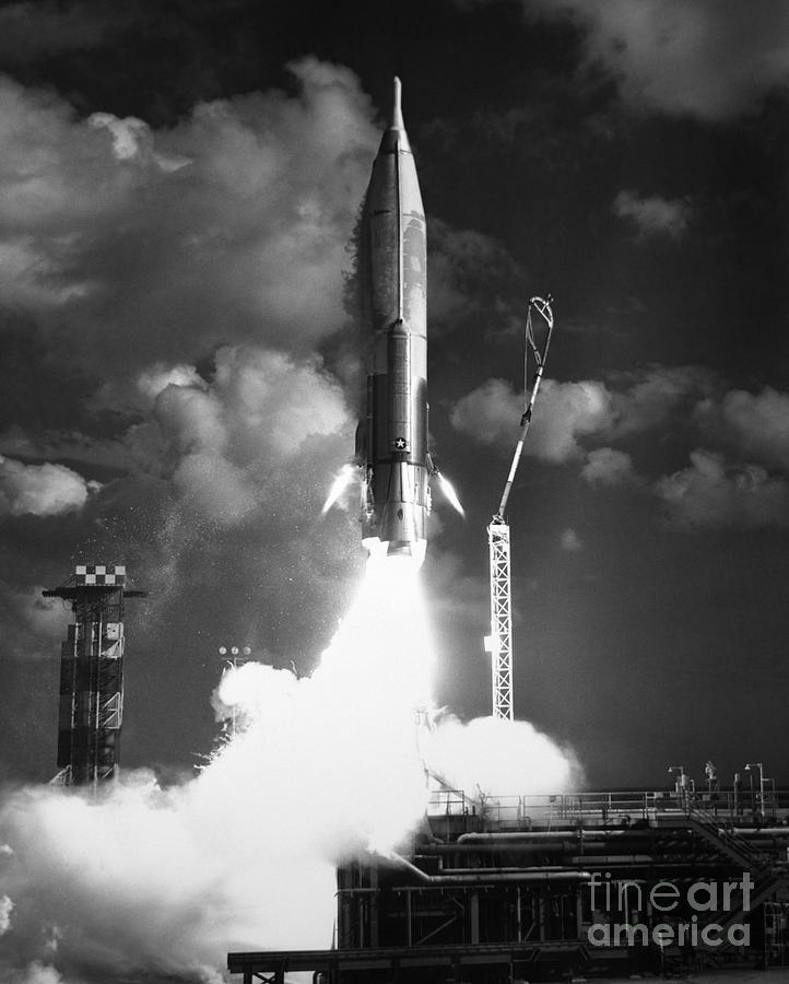 Atlas Icbm Launch, C.1960s Photograph by H. Armstrong Roberts/ClassicStock