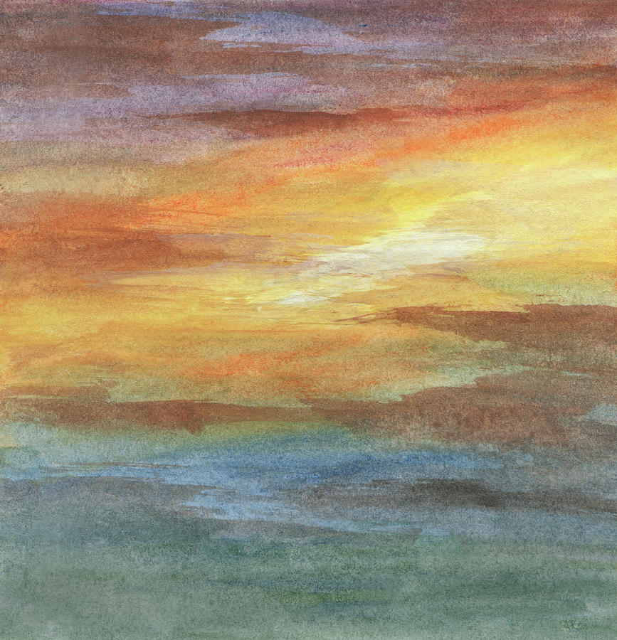 Atmospheric Utopia Painting by R Kyllo