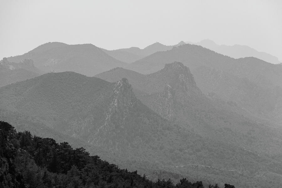 Atmospheric view of Pentadaktylos mountain peaks Photograph by Iordanis Pallikaras