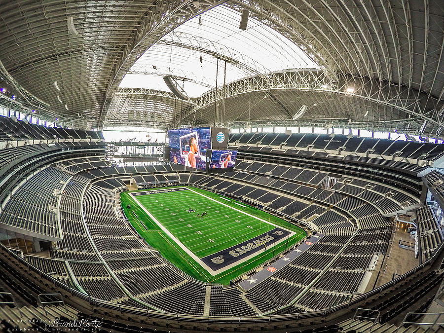 Dallas Cowboys Photograph - ATnT Stadium by Brandi Korte