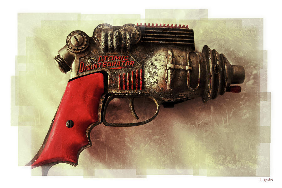 Atomic Disentigrator Ray Gun Steampunk Relic Modern Edition Photograph by Tony Grider