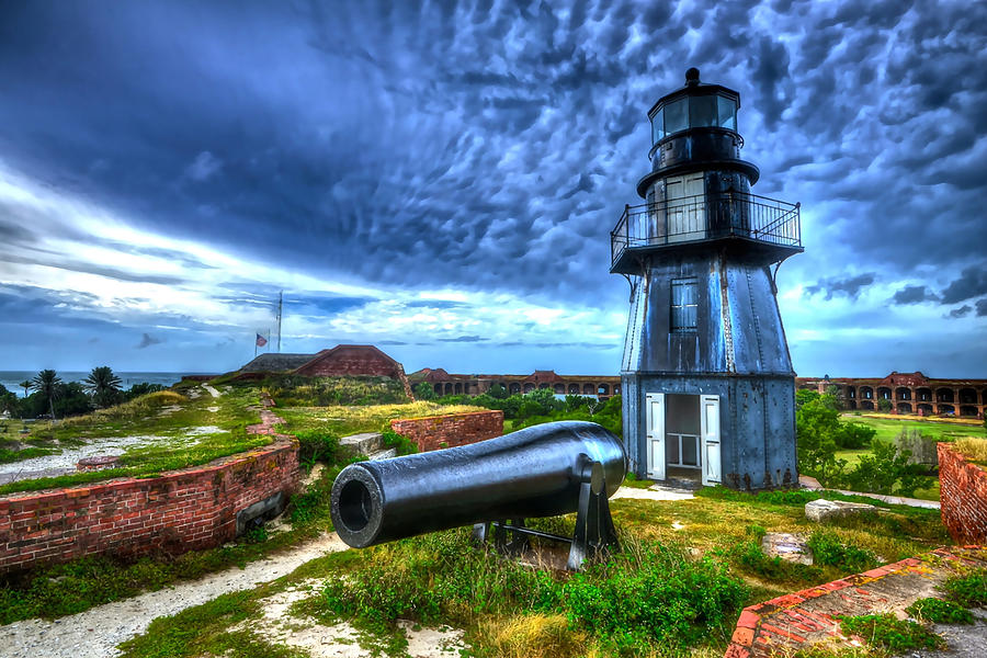 Atop Fort Jefferson Photograph by Don Mercer