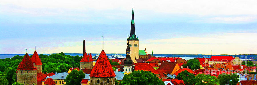 Atop Tallinn Photograph by Steve C Heckman