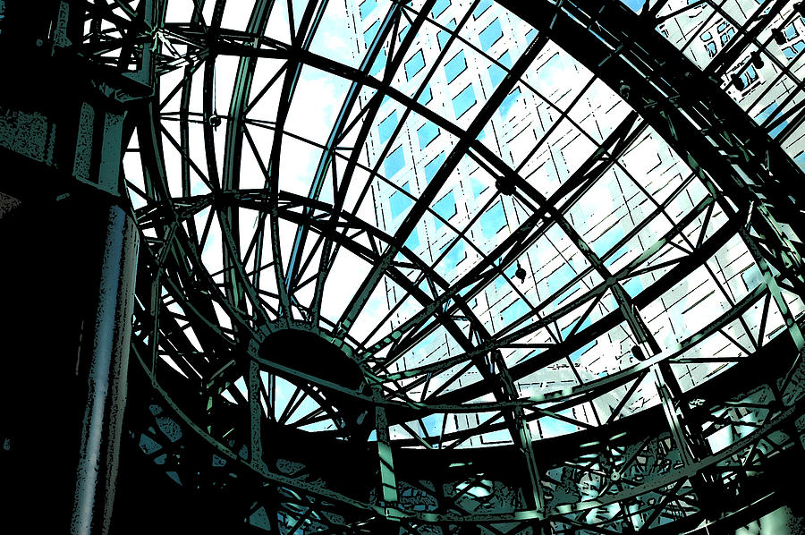 Atrium At World Financial Center v1 - NYC Photograph by Frank Mari
