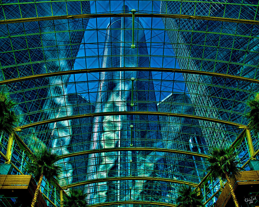 Atrium GM Building Detroit Photograph by Chris Lord