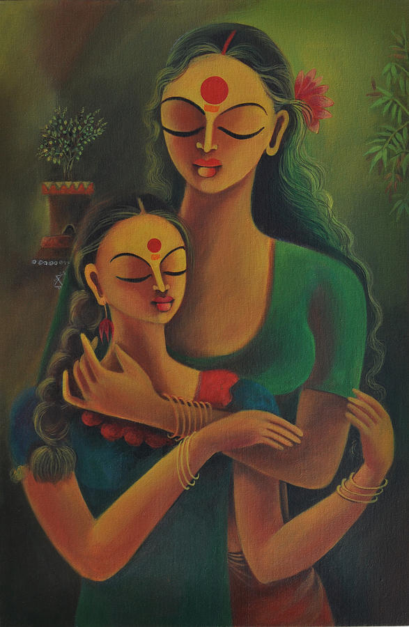 Attachment Painting by Manisha Raju - Fine Art America