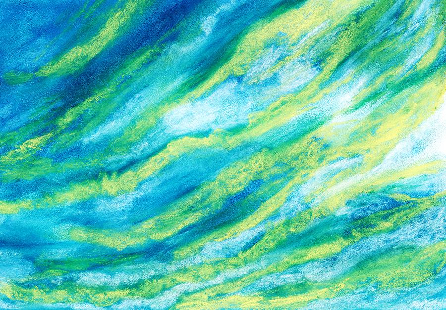 Inspirational Painting - Attitude - Sky and Clouds Collection by Anastasiya Malakhova