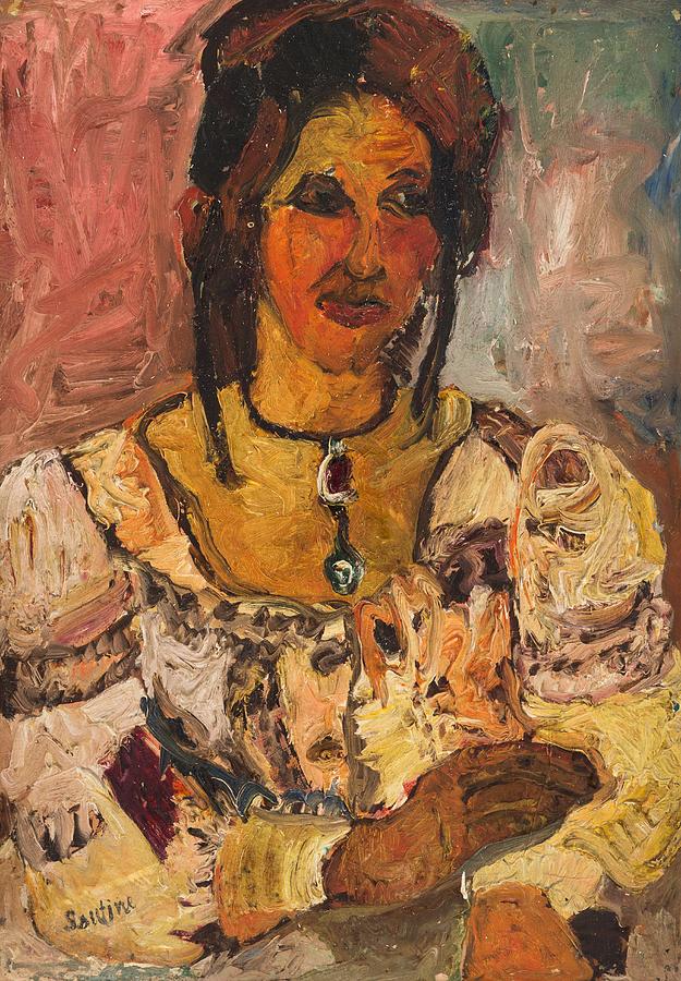 ATTRIBUTED TO CHAIM SOUTINE RUSSIAN 1893-1943 Portrait Of A Woman ...