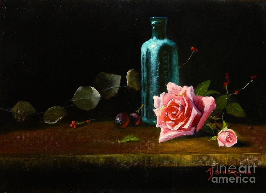 Rose Painting - Atwoods Roses by Tom Jennerwein