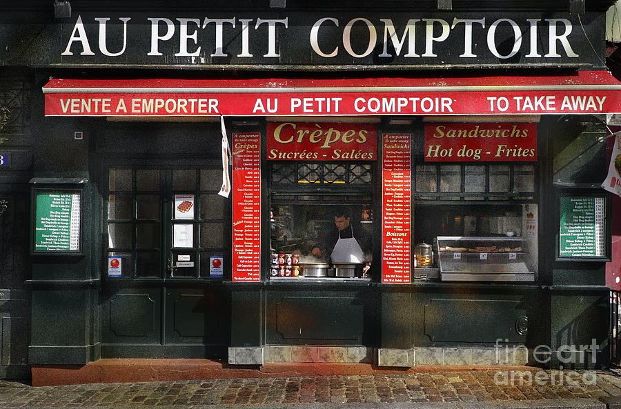 Au Petit Comptoir Photograph by Craig J Satterlee