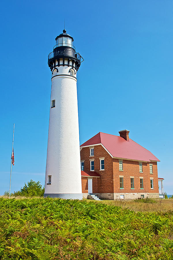 Au Sable Lighthouse In Pictured Rocks National Lakeshore-michigan ...