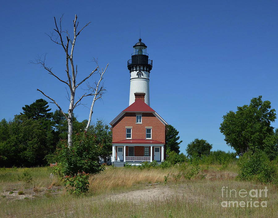 Au Sable Point Lighthouse Photograph by Douglas Vogel