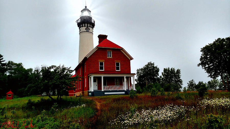 Au Sable Point Lighthouse Photograph by Michael Rucker