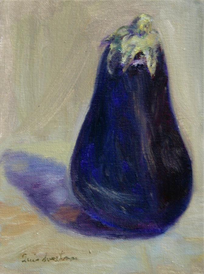 Aubergine Painting by Quin Sweetman