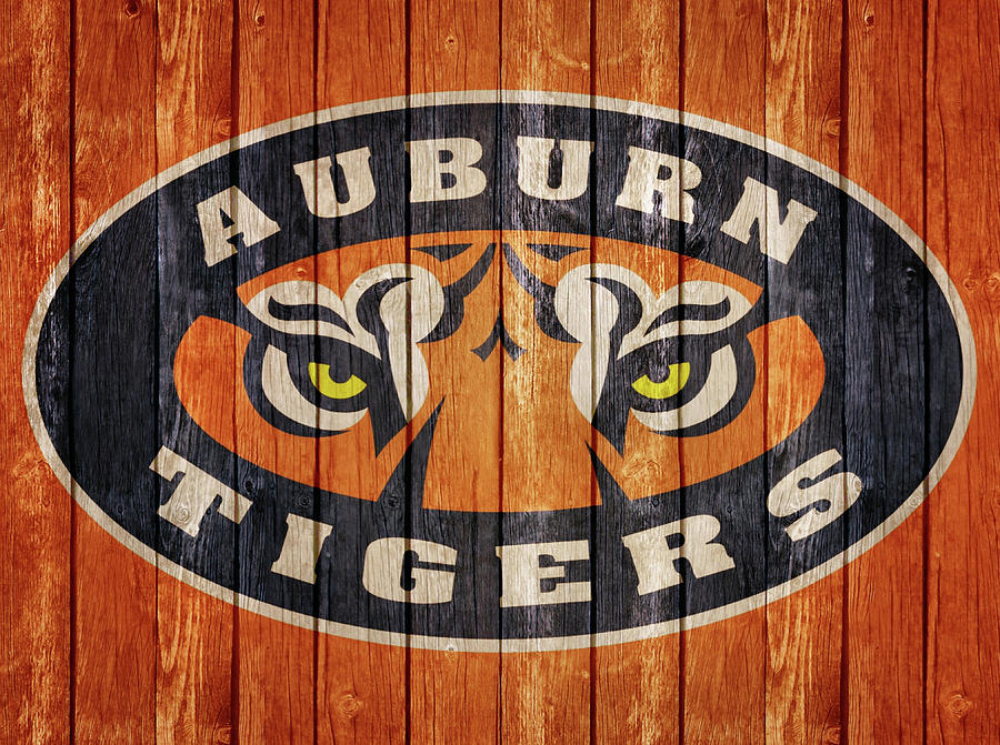 Auburn Tigers Mixed Media - Auburn Tigers Barn Door by Dan Sproul Auburn Tigers Mixed Media - Auburn Tigers Barn Door by Dan Sproul