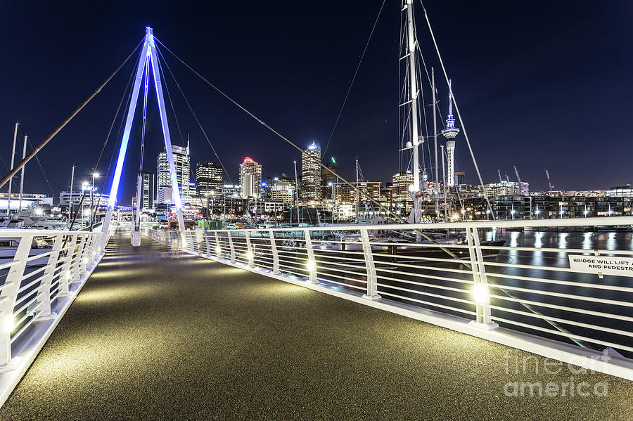Auckland nights Photograph by Didier Marti