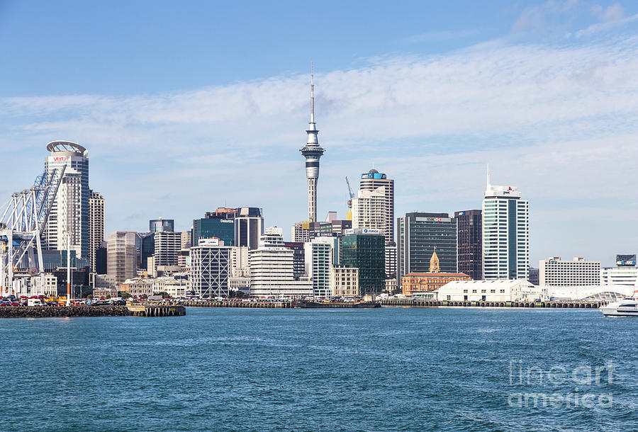 Auckland skyline Photograph by Didier Marti