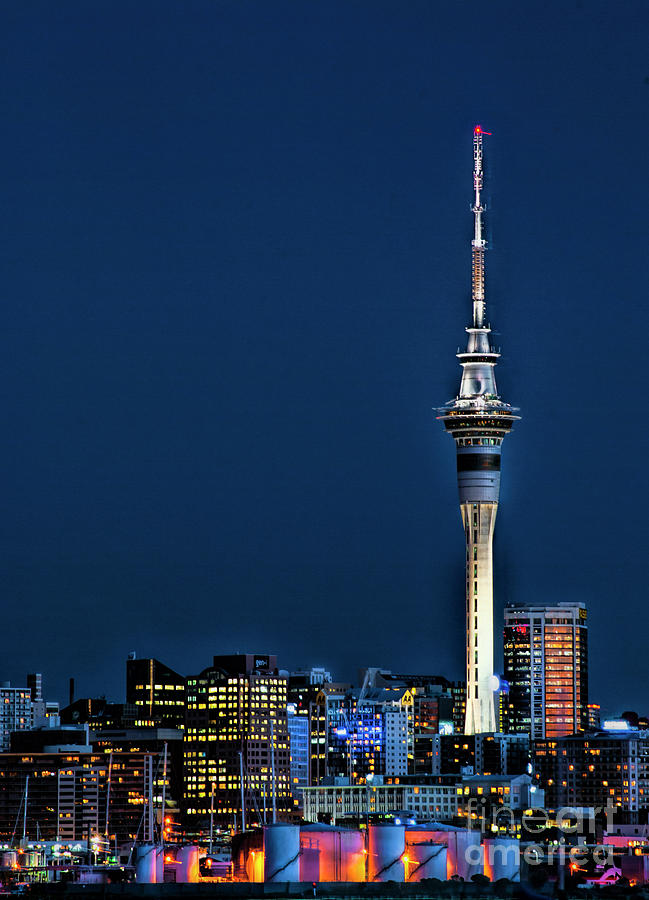 Auckland Skytower Photograph by Karen Lewis