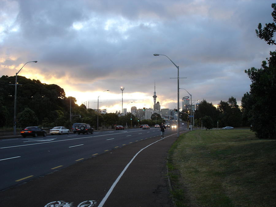 Auckland Sunset 4 Photograph by Padamvir Singh
