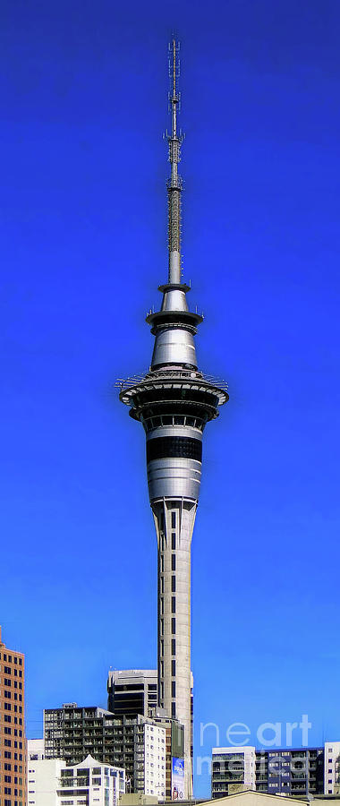 Architecture Photograph - Aucklands Sky Tower by Sue Melvin