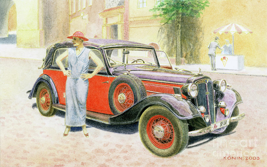 Audi 1 Front Painting by Oleg Konin