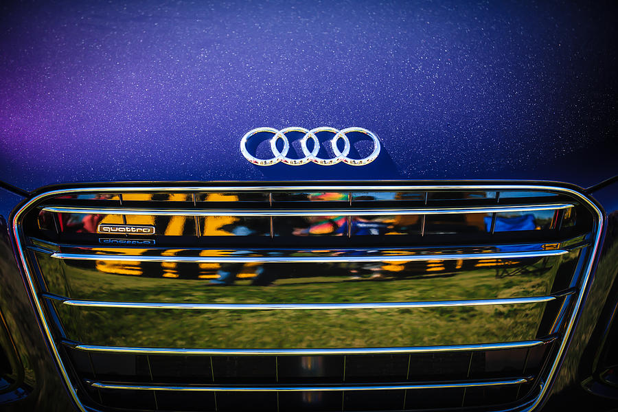 Audi Grille Emblem -2333c Photograph by Jill Reger