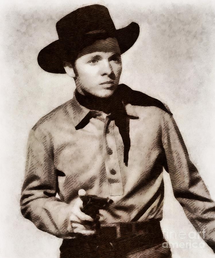 Audie Murphy, Hollywood Legend And War Hero By John Springfield Painting