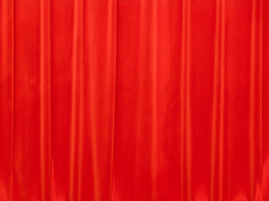 Auditorium Curtain Photograph by Dennis Dugan