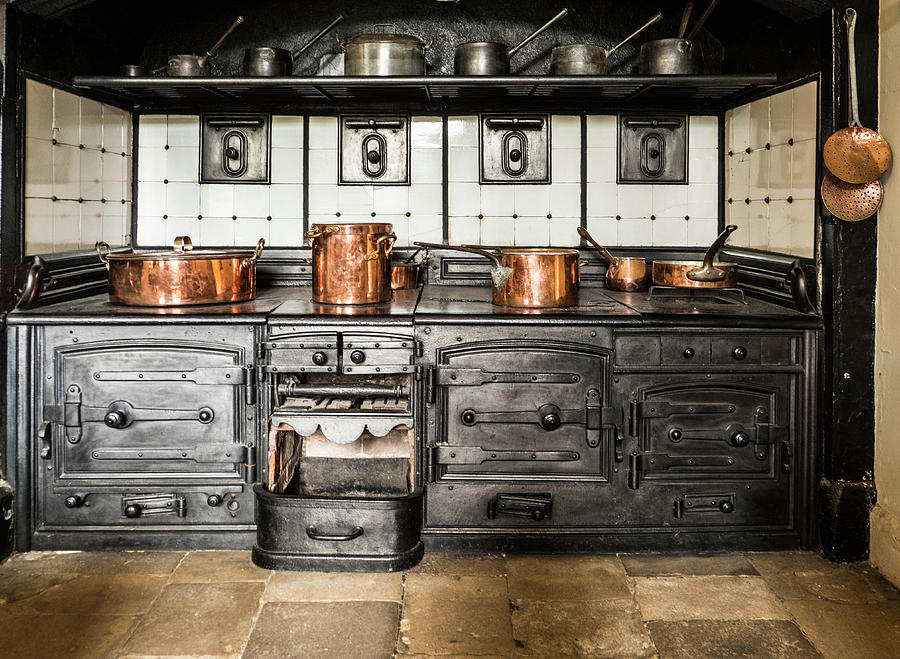 Audley Hall Kitchen Photograph by Jean Noren