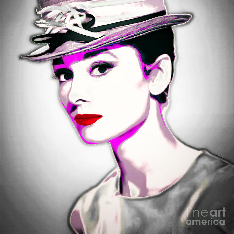 Audrey Hepburn 20151220 square Photograph by Wingsdomain Art and Photography