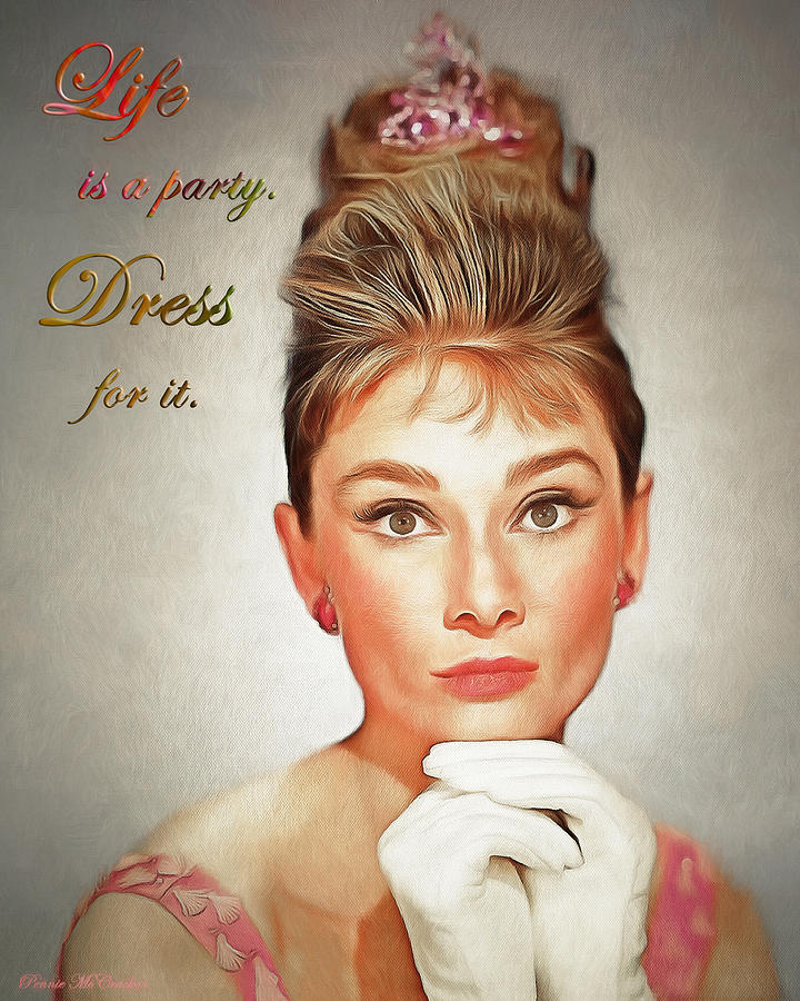 Audrey Hepburn 4 Digital Art by Pennie McCracken