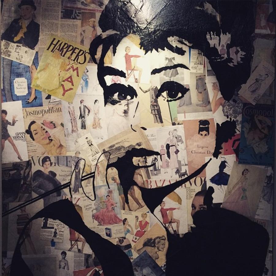 Audrey Hepburn Art On Display At The Photograph by Claudia Garcia Trejo