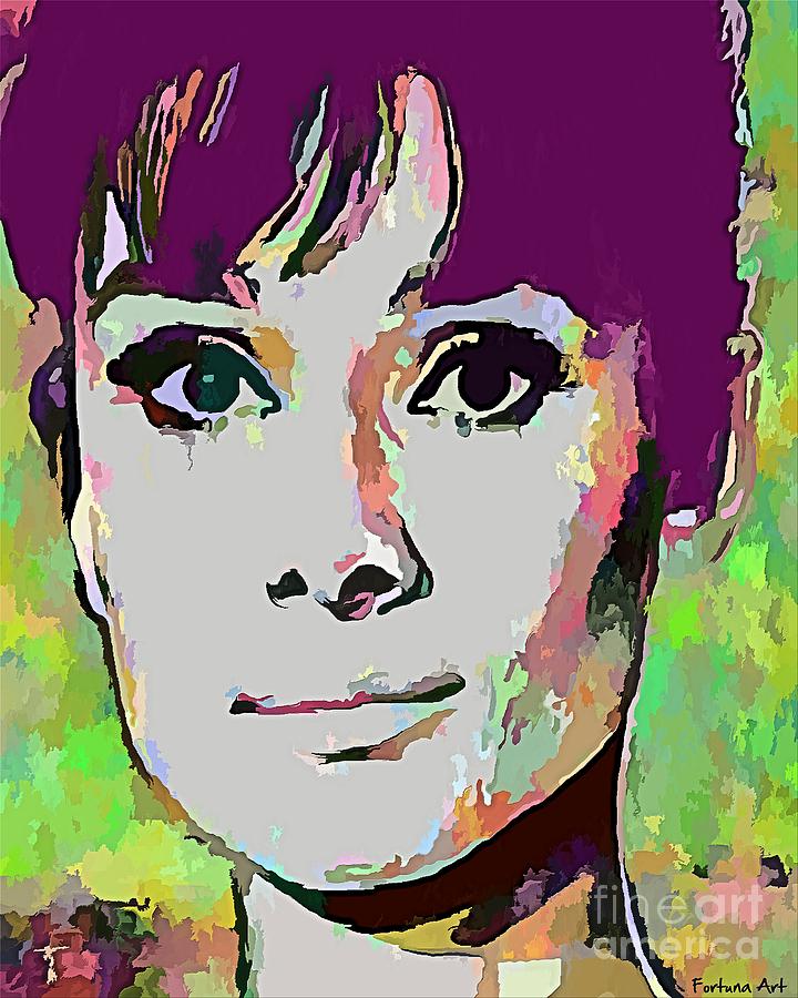 Audrey Hepburn Digital Art by Dragica  Micki Fortuna
