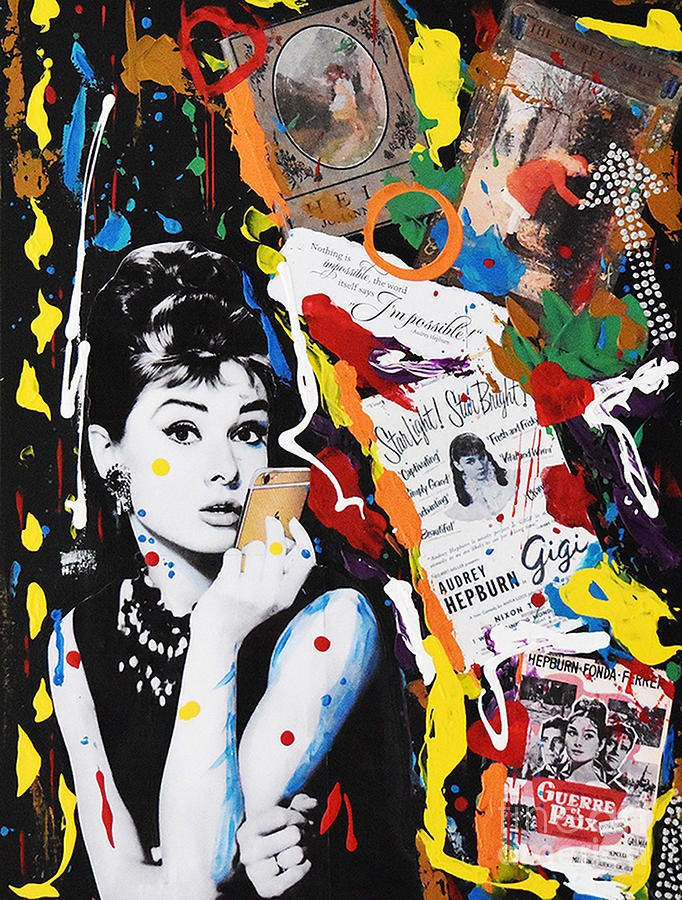 Audrey Hepburn / Graffitis Painting