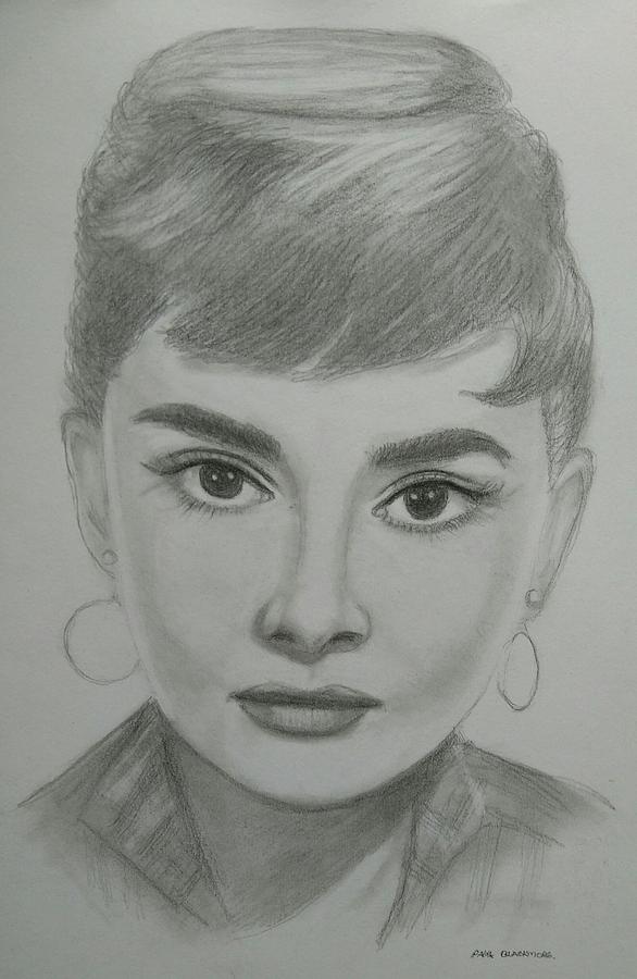 Audrey Hepburn Drawing by Paul Blackmore - Fine Art America