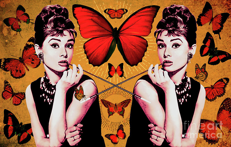 Audrey Hepburn_popart05 Digital Art