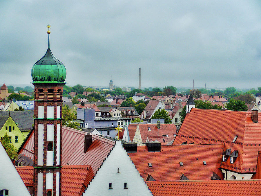 Augsburg Rooftops Photograph by Robert Meyers-Lussier