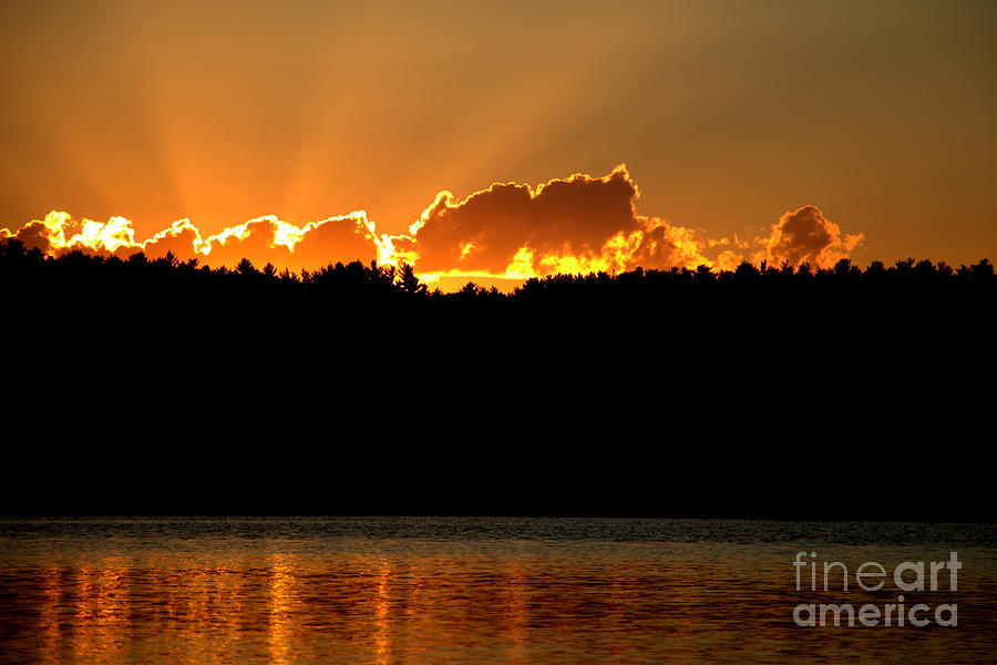 Sunset Photograph - August Rays  by Neal Eslinger
