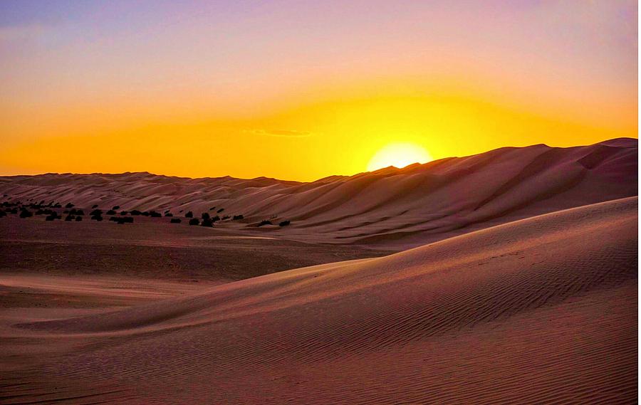 August Sand Dunes Sunset Photograph by Brandon Stull | Fine Art America