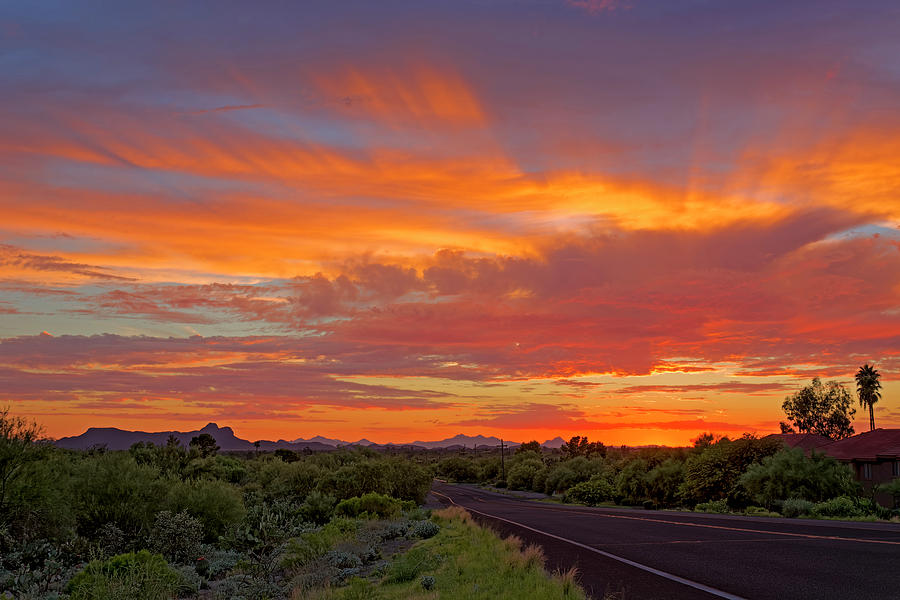 August Southwest Sunset H30 Photograph