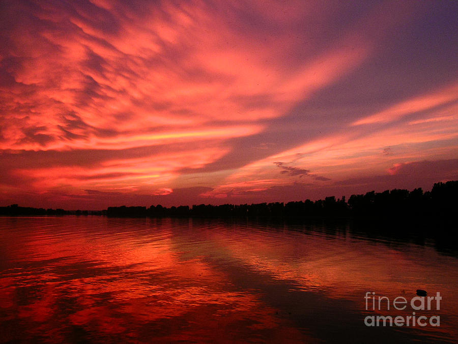 August Sunset Lake Ontario Photograph by Jill Greenaway | Fine Art America