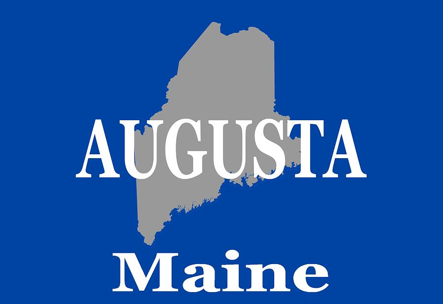 Augusta Maine City and Town Pride  Photograph by Keith Webber Jr