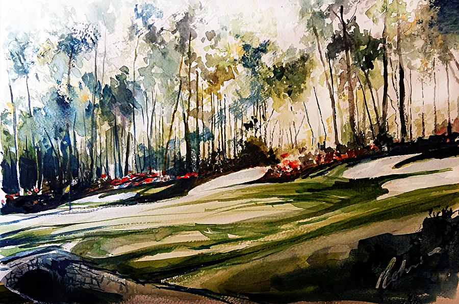 The Masters Painting - Augusta by Mark Robinson