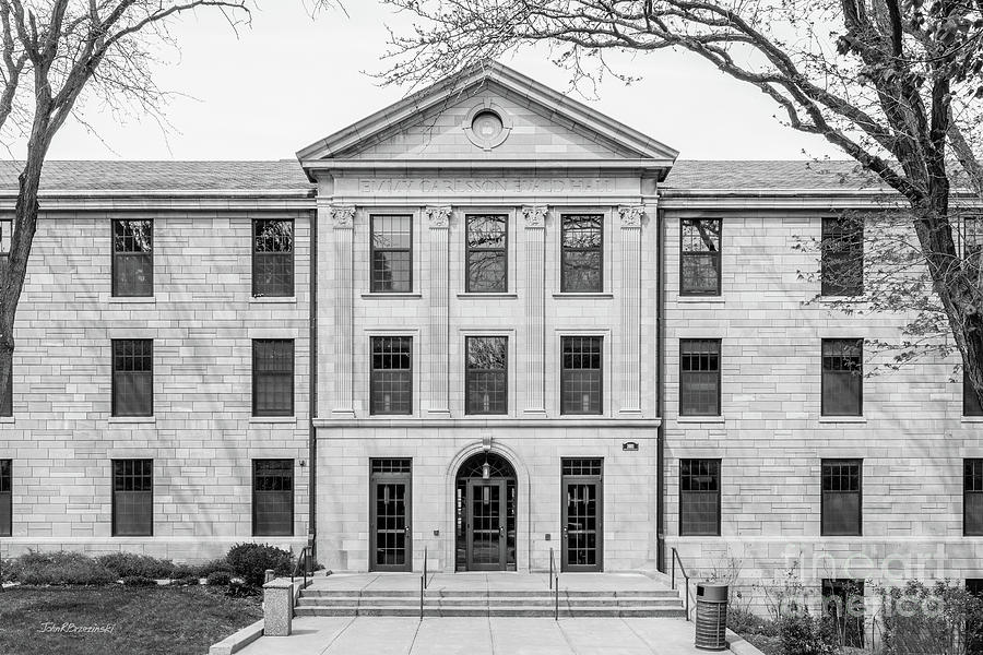 Augustana College Carlsson Evald Hall Photograph by University Icons