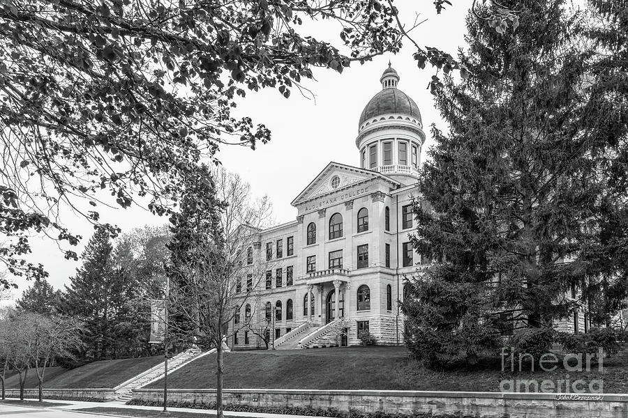 Augustana College Old Main Landscape Photograph by University Icons