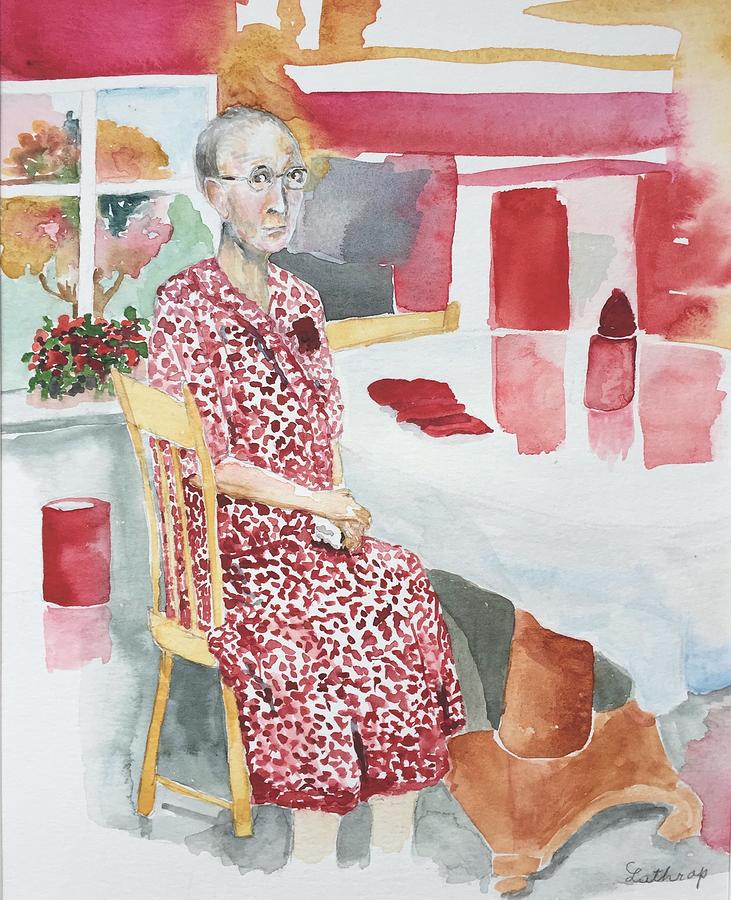 Aunt Dell Painting by Christine Lathrop