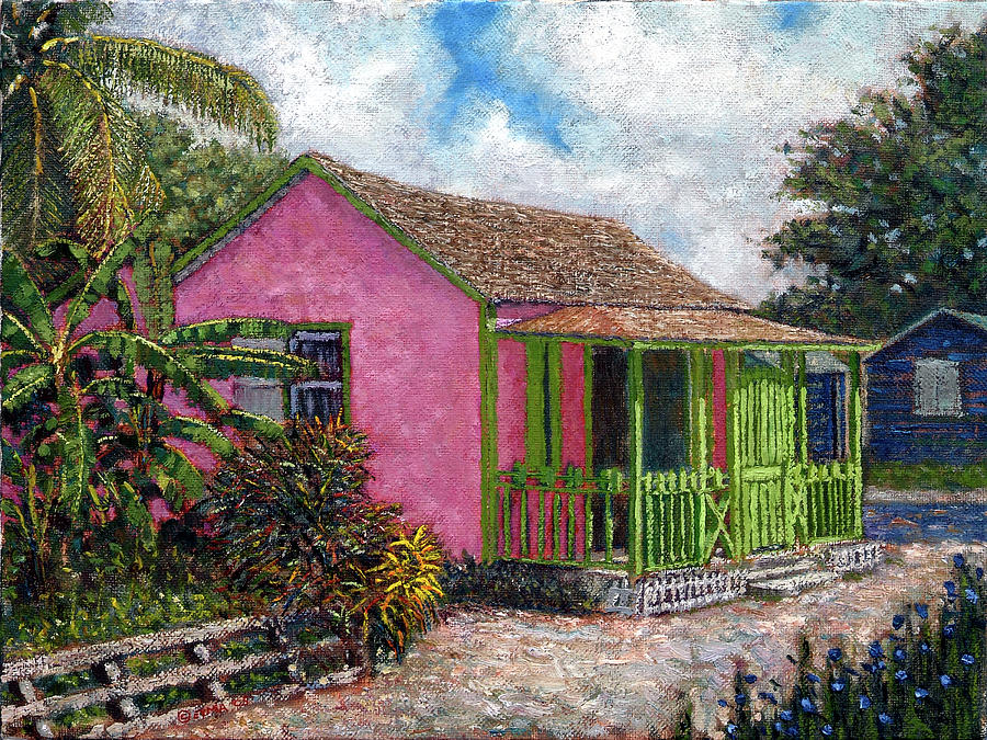 Aunt Suzys Cottage Painting by Ritchie Eyma